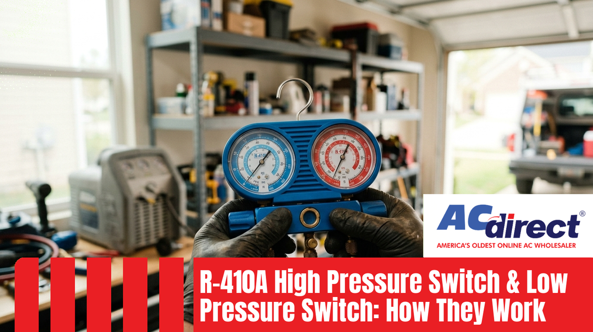 Featured image for: R-410A High Pressure Switch & Low Pressure Switch: How They Work