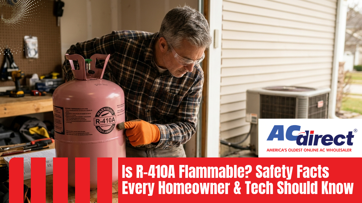 Featured image for: Is R-410A Flammable? Safety Facts Every Homeowner & Tech Should Know