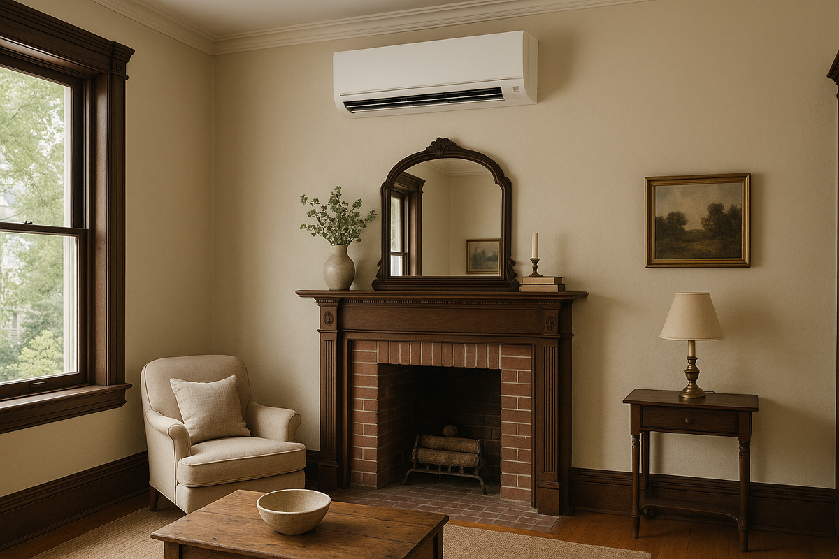 Ductless Mini-Split for Older and Historic Homes