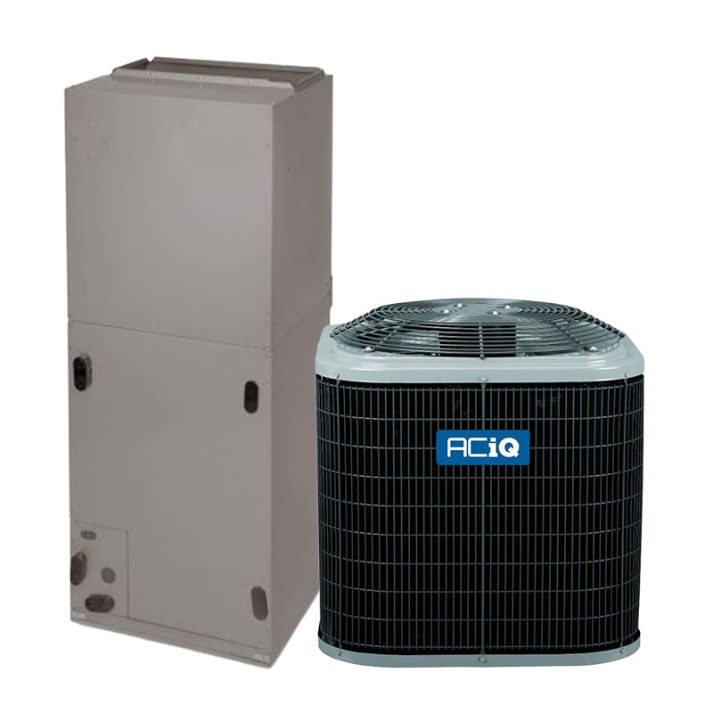 ACiQ 1.5 Ton Cooling Only Air Conditioning System | 15.2 SEER2 AC | 17.5" Wide Variable Speed Multi-Positional  Air Handler | R454B