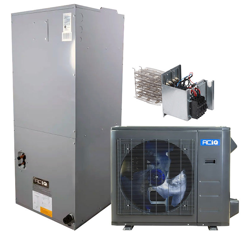 ACiQ 1.5 Ton Split Heat Pump AC System | 19 SEER2 High Efficiency Inverter Heats Down To -22° F and Beyond | R454B
