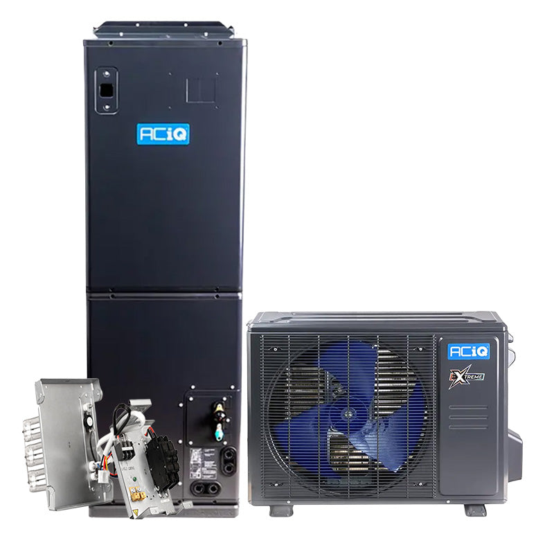 ACiQ 1.5 Ton Split Heat Pump AC System | 19 SEER2 High Efficiency Inverter Heats Down To -22° F | Extreme+ Series R454B