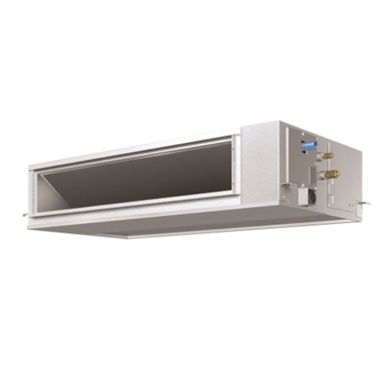 Daikin Aurora horizontal ducted mini-split heat pump indoor air handler.