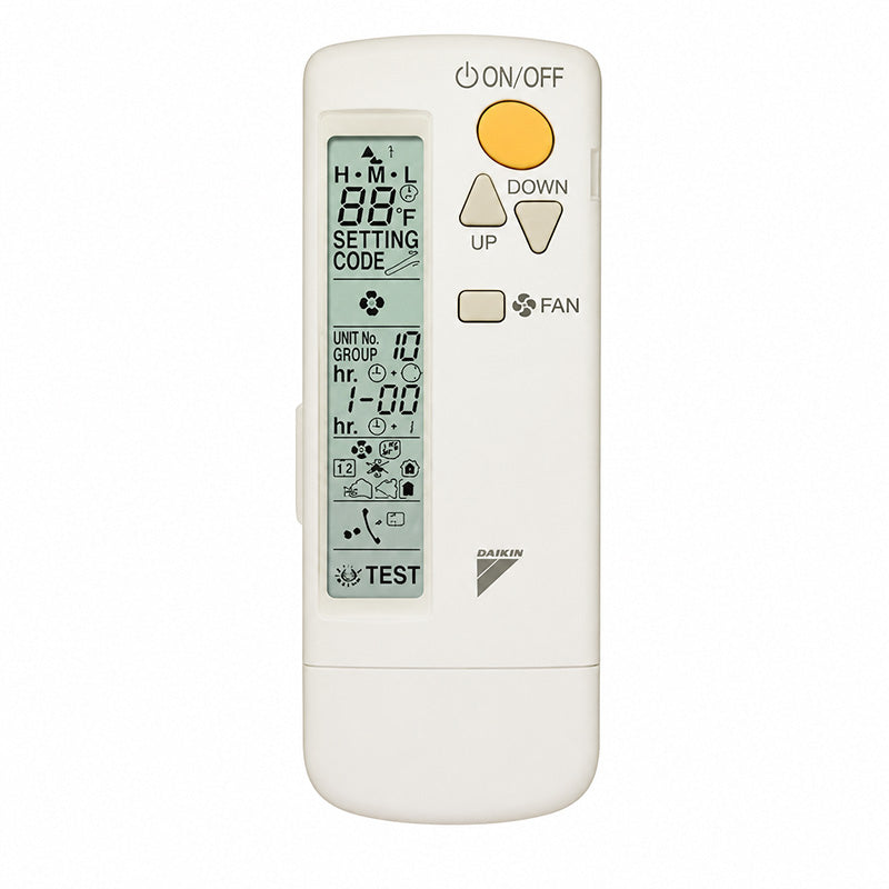 Daikin wireless remote controller for horizontal ducted mini-split indoor units.