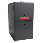 Goodman 80000 BTU 80% Efficiency Two Stage Gas Furnace | Variable-Speed ECM Downflow | Low NOx For California | R32 (GDVT800805CX)