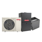 2-ton Goodman inverter AC system with evaporator coil and 100