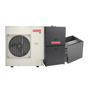 3-ton Goodman inverter AC system with evaporator coil and 80
