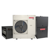 4-ton Goodman inverter AC system with evaporator coil and 80