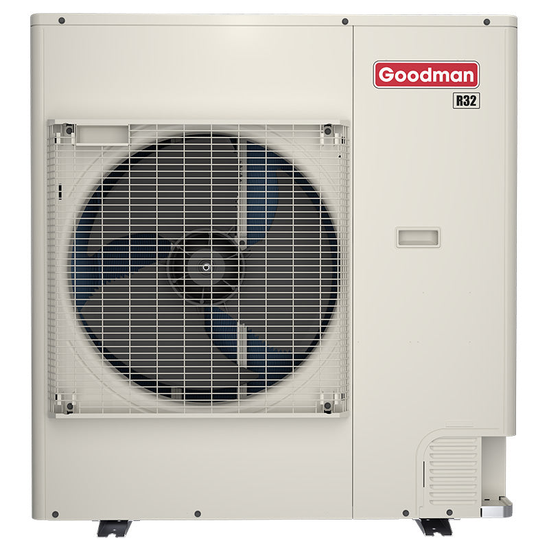 Goodman 4 Ton variable-Speed Inverter Driven Side Discharge Heat Pump AC Condenser - R32; Up to 19 SEER2; GXZV7S Series
