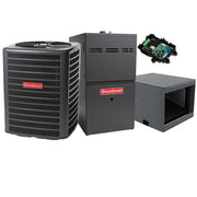 Goodman 2.5 Ton 13.8 SEER2 60000 BTU 96% AFUE Two-Stage Gas Furnace With R32 Air Condenser and Coil System - Horizontal