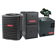 Goodman 2 Ton 14 SEER2 60000 BTU 96% AFUE Two-Stage Gas Furnace With R32 Air Condenser and Coil System - Upflow