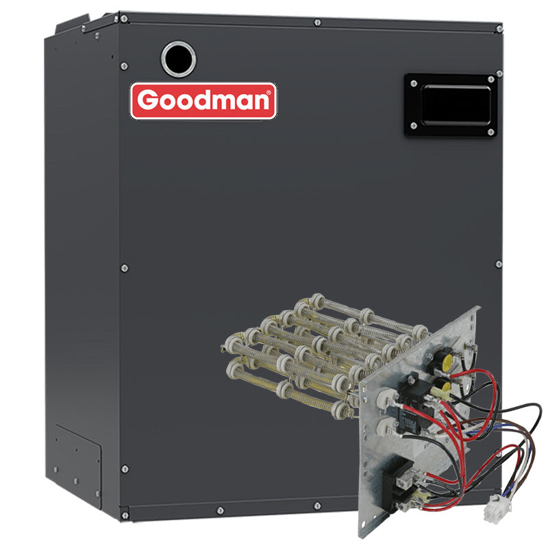 Goodman 2000 CFM Electric Furnace | 24.5" Cabinet | Variable Speed ECM- Base Modular Blower | 208-230/1/60 | R32