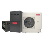 4-ton Goodman inverter AC system with evaporator coil and 80