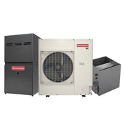4-ton Goodman inverter AC system with evaporator coil and 80