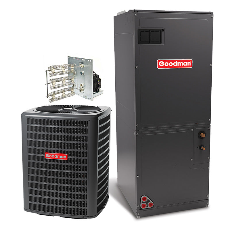 Goodman 3.5 Ton Ton 13.5 SEER2 R32 Air Conditioner System With Electric Heat