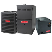 Goodman 4 Ton 14.5 SEER2 80000 BTU 80% AFUE Multi-Speed ECM Gas Furnace System - Upflow | R32