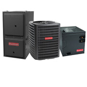 Goodman Furnace And Air Conditoner 2 Ton 14.3 SEER2 AC With 40000 BTU 96% AFUE Multi-Speed ECM Gas Furnace System - Downflow | R32