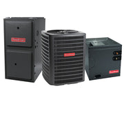 Goodman Furnace And Air Conditoner 3.5 Ton 15.2 SEER2 AC With 80000 BTU 96% AFUE Multi-Speed ECM Gas Furnace System - Upflow | R32