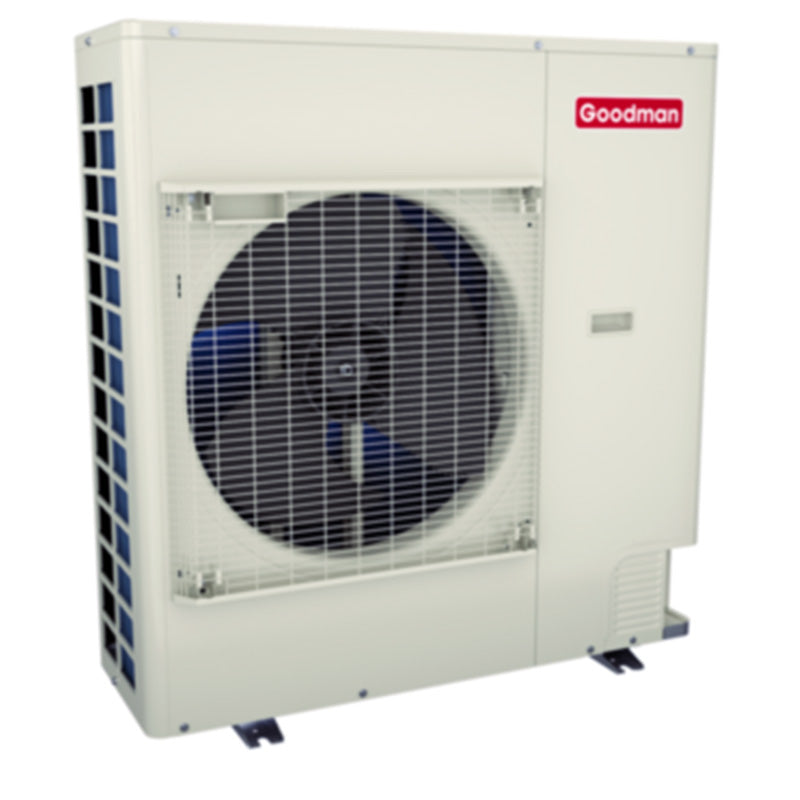 Goodman 3.5 Ton to 5 Ton  Variable-Speed Inverter Driven Side Discharge Heat Pump AC Condenser - R32; Up to 19 SEER2; GXZV6S Series