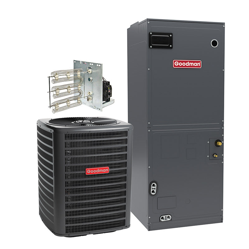 Goodman 3.5 Ton 14.5 SEER2 R32 Air Conditioner Split System With Electric Heat


