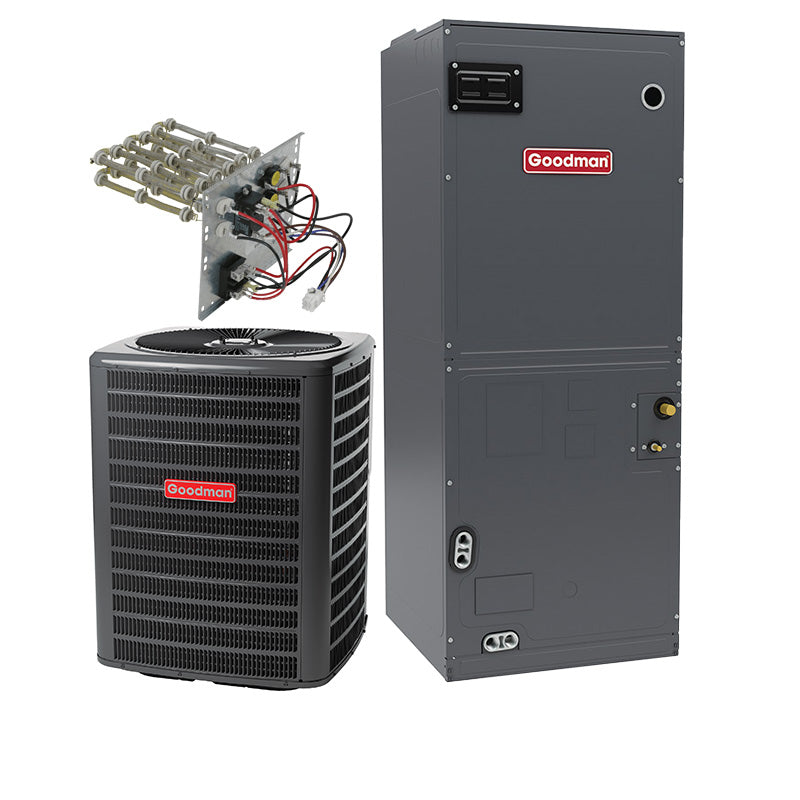 Goodman 4 Ton 17.2 SEER2 R32 Cooling Only System With Electric Heat