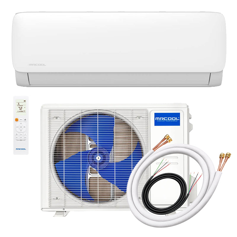 MrCool DIY Easy Pro mini-split heat pump system with condenser
