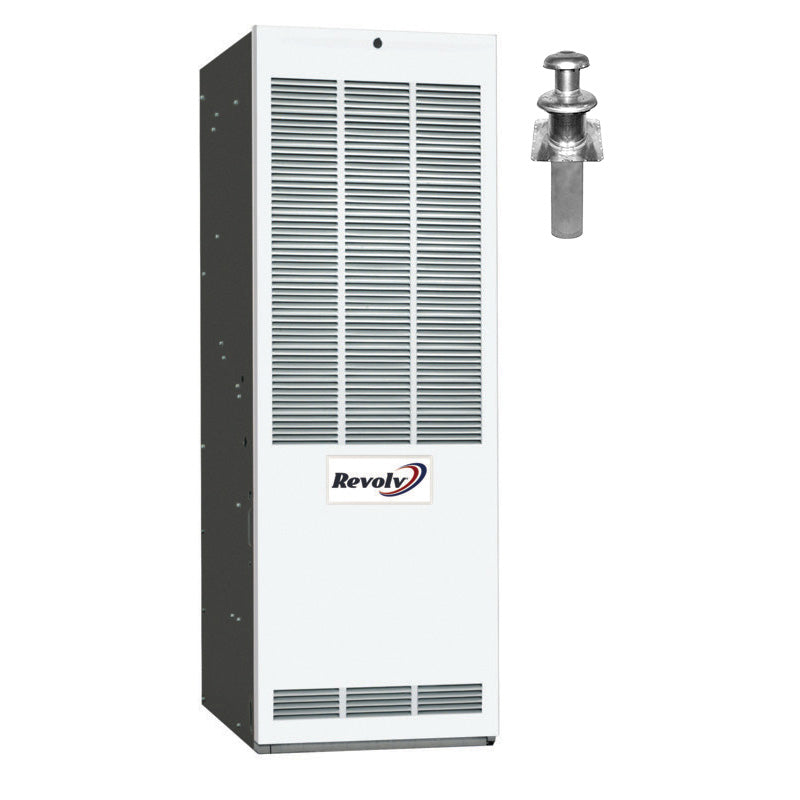 Revolv 56000 BTU 80% AFUE Mobile Home Gas Furnace | Downflow With Coil Cabinet | R454B